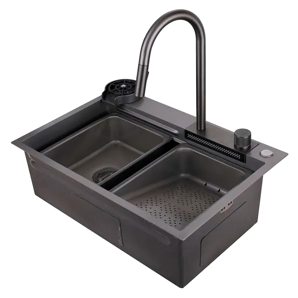 Купить Смеситель ABBER Weiss Insel AF8011B для раковины, черный матовый ...